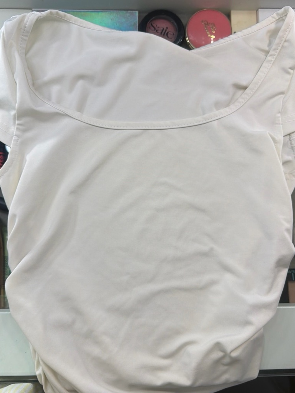 Women’s Classic White Scoop Neck Top